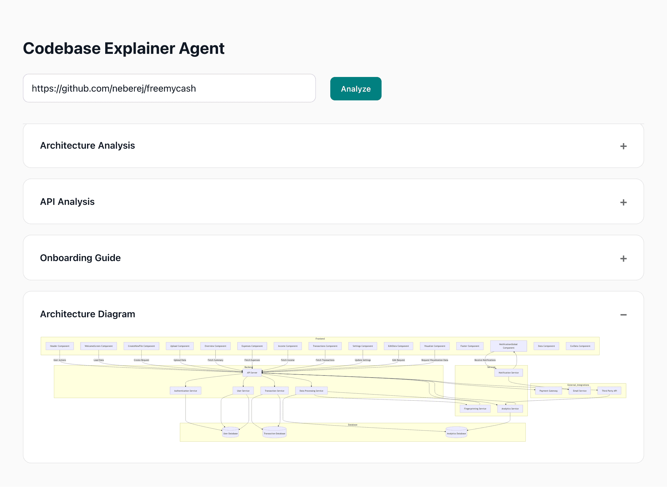 Codebase explainer using LangChain